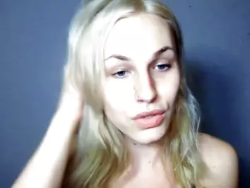 Blonde femboy masturbates on POVTS.com Cam