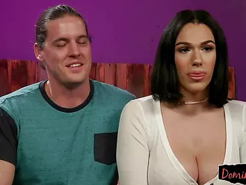 juggs sexy transgender woman dominates dude