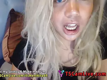 Sexy Blue Eyes blonde SheBabe Webcam Show Part 2