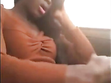 She is a black female cumming inside the uber car ride ho