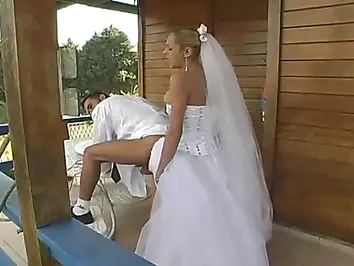 sweet blonde shemale bride on her lover 3